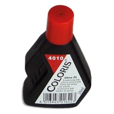 Kumileimasinväri Coloris 4010 punainen 28 ml