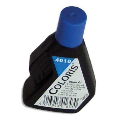 Kumileimasinväri Coloris 4010 sininen 28 ml