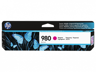 HP 980 magenta mustekasetti