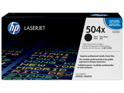 HP 504X / CE250X laserkasetti musta