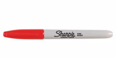 Huopakynä Sharpie punainen 1mm