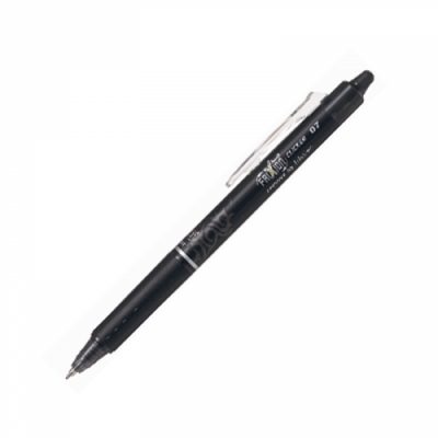 Pilot Frixion Clicker pois pyyhittävä kuulamustekynä, musta 0,7mm