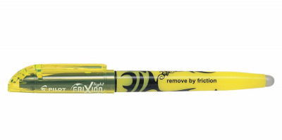 Pilot Frixion Light poispyyhittävä korostuskynä 1mm / 3,7mm keltainen