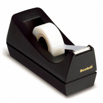 Teippiteline 3M Scotch C-38 musta EKO toimistoteipille