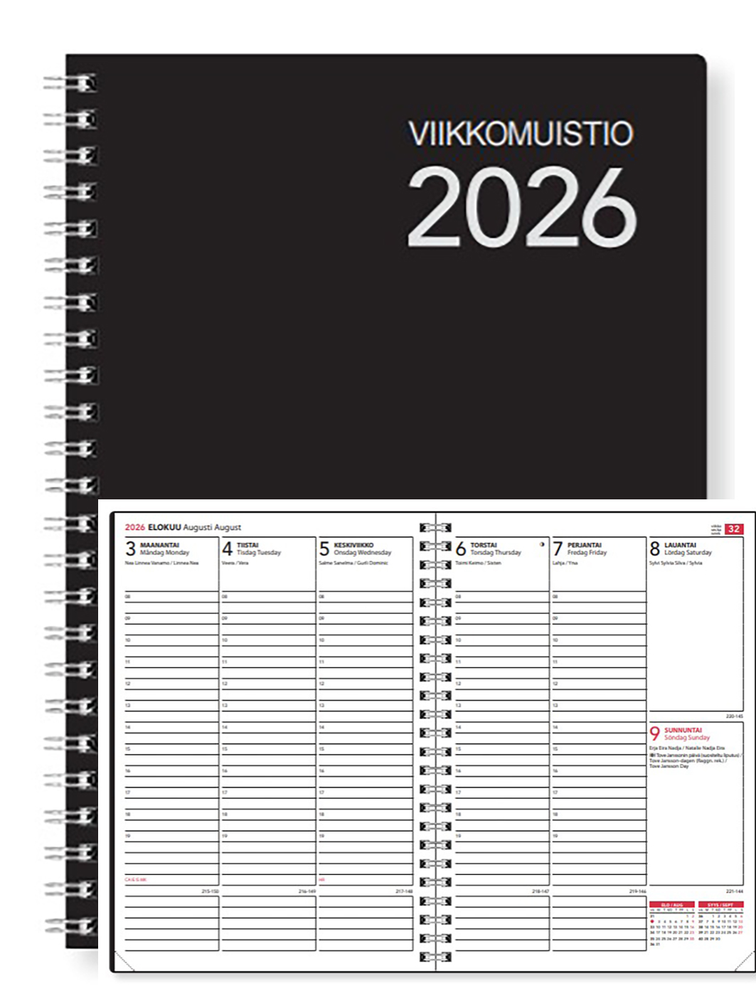 Viikkomuistio 2026 Tulostimen Mustekasetit V rikasetit Viikkomuistio 2026 Tulostimen Mustekasetit V rikasetit