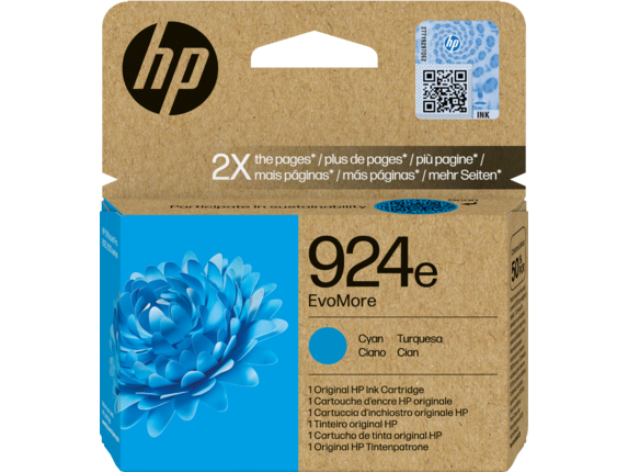 HP 924e EvoMore syaani mustekasetti