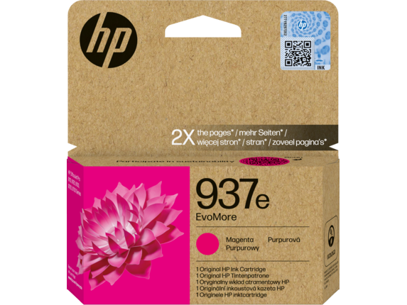HP 937e EvoMore magenta mustekasetti