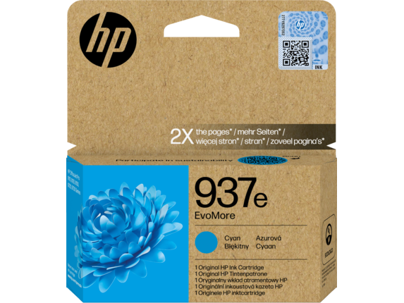 HP 937e EvoMore syaani mustekasetti